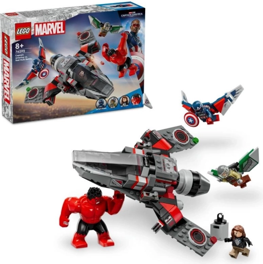 LEGO Marvel Captain America vs Red Hulk – Aerial Battle (76292)