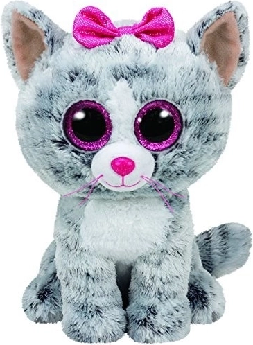 Plys maskot TY Beanie Boos Kiki – kat 24 cm