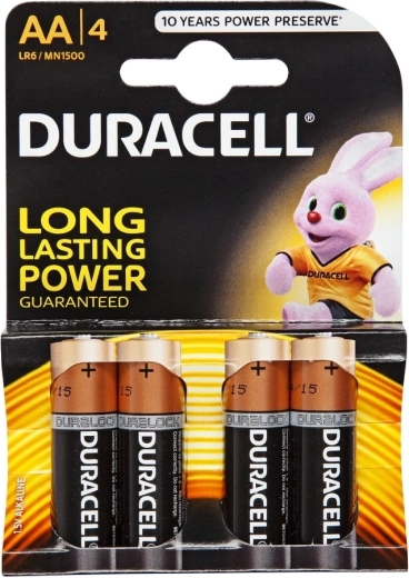 Baterije AA DURACELL Basic LR6, 1,5 V, 4 kom