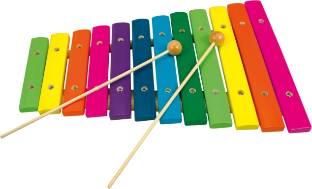 Bino colorful wooden Xylophone 12 tones