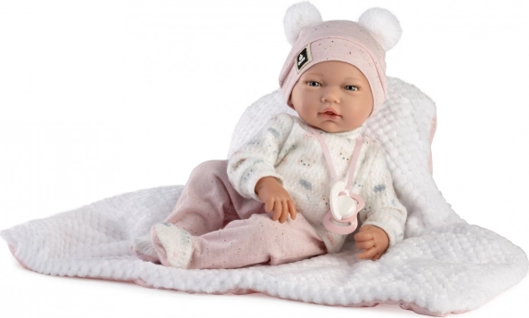 Realistic Baby Doll Guca Gala with Soft Fabric Body 38 cm