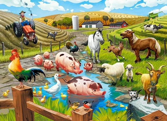 Puzzle mit 70 Teilen – Life on the Farm