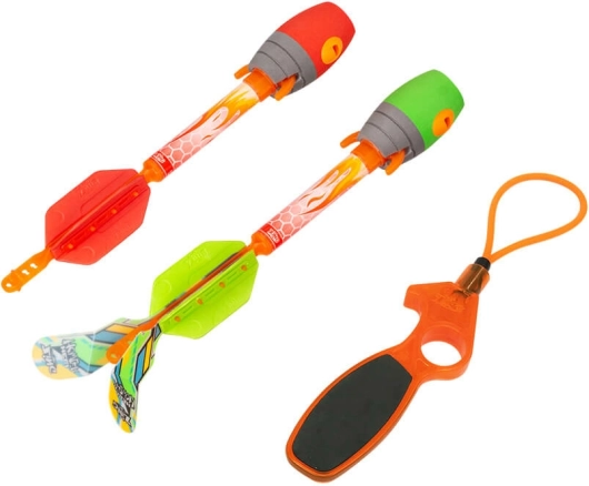 Children's slingshot with 2 arrows – whistling arrows, range up to 76 m