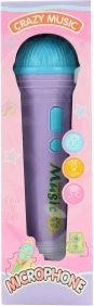 Dziecięcy mikrofon na baterie ze światłami i melodiami