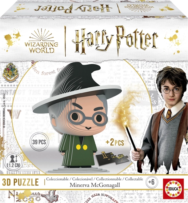 3D Puzzle HARRY POTTER: Minerva McGonagall 39 pieces