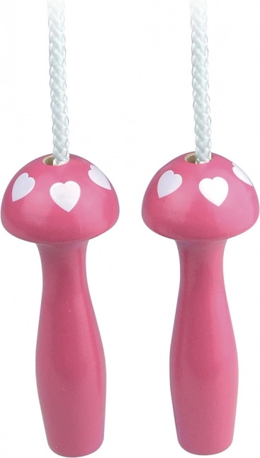 Vilac corda per saltare fucsia con cuoricini