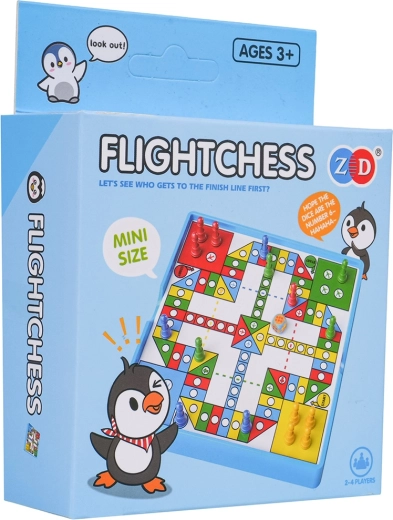 Bordspel Ludo mini – pinguïn