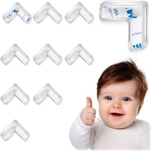 Transparente Eckenschutzprofile RICOKIDS, 10 Stk.