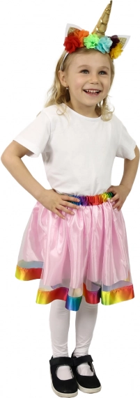 Costume da unicorno per bambina con tutù e cerchietto
