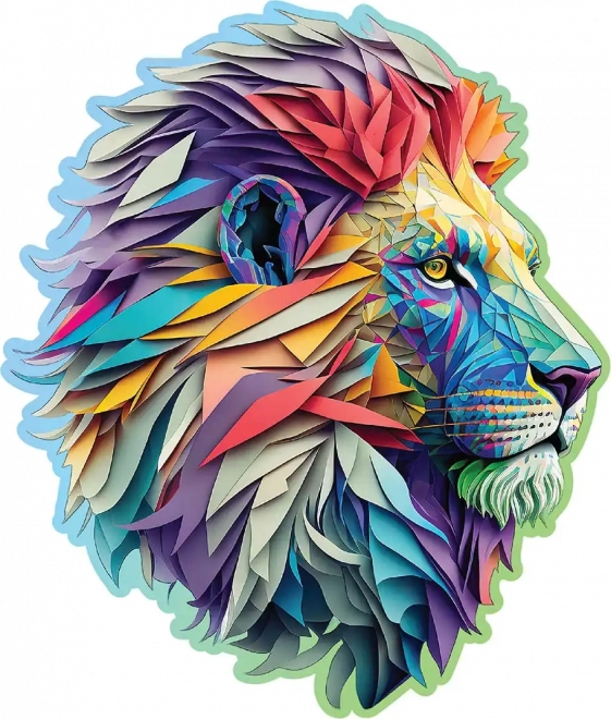 Houten puzzel Moderne leeuw 250 stukjes WOODEN CITY