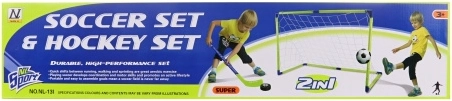 Football and Hockey Goal 2-in-1 for Kids