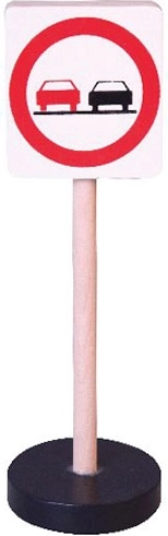 Babu træfærdselsskilt – overhalingsforbud