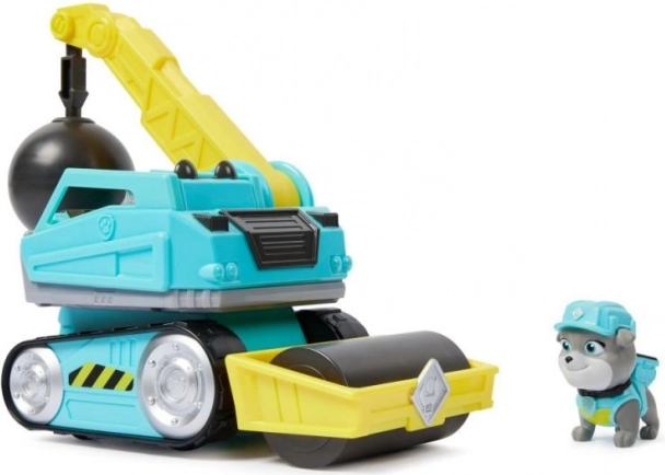 Rubble & Crew construction vehicle with wrecking ball and roller – Motor figure