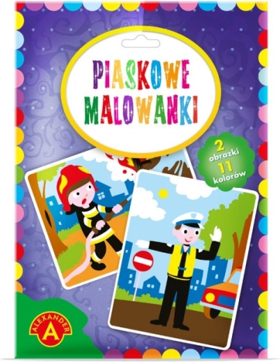 Sand Art Police Officer and Firefighter – ALEXANDER creative set