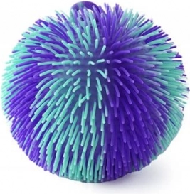 Palla arcobaleno spettinata con luce