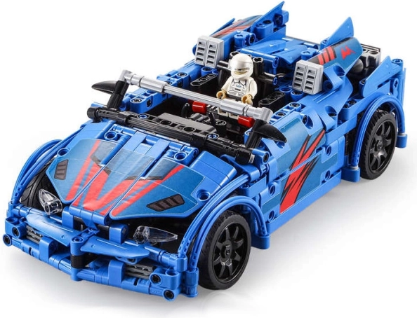 Kit de construction CADA voiture de course télécommandée, 585 pièces avec siège éjectable