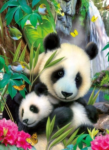 Ravensburger puzzle Lovely Panda 300 pieces