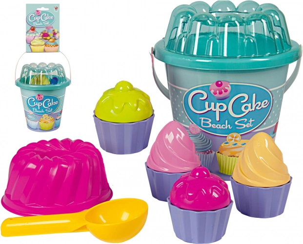 Androni sand set cupcakes – medium – Turquoise
