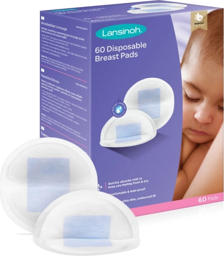 Lansinoh wegwerp-borstvoedingspads 60 stuks