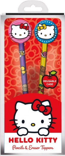 Hello Kitty pencil set with eraser
