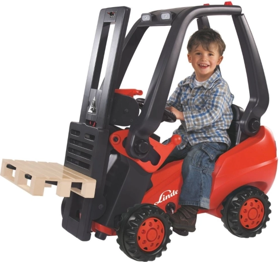 Pedal-Powered Forklift BIG LINDE Forklift for Kids