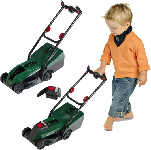 Dziecięca kosiarka Bosch do zabawy w ogrodnika – Kosiarka Bosch z modułem świetlno-dźwiękowym
