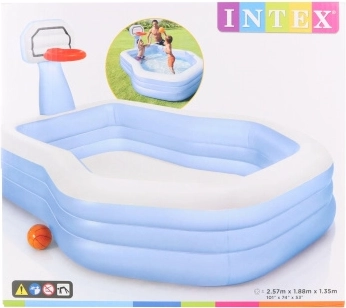 inflatable play center with basketball hoop