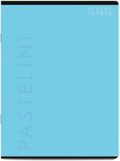 Cahier A4 PASTELINI bleu, ligné, 40 feuilles