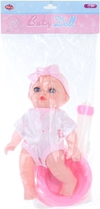 Plassend baby’tje roze