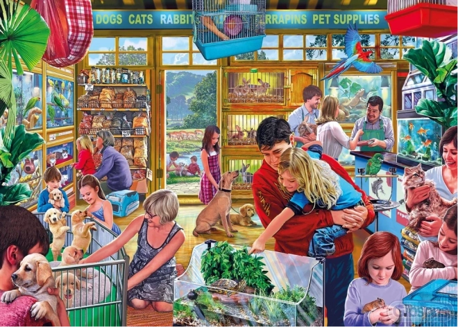 Puzzel Harige Vrienden 500 stukjes