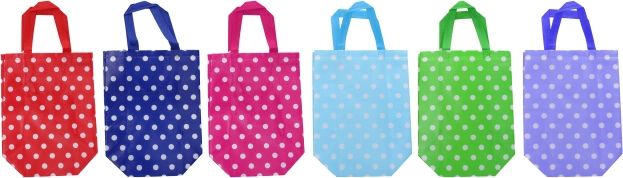 Borsa regalo in tessuto non tessuto M 32 × 36 × 12 cm, per tutto l’anno, assortimento di colori