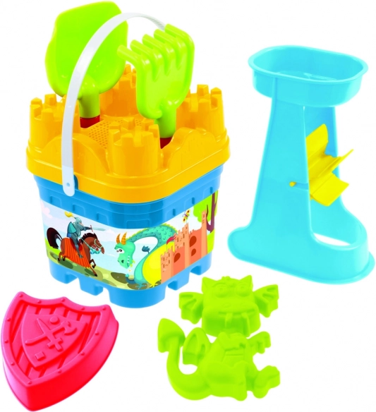 Set de sable avec château et moulin à eau