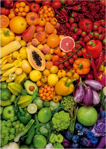 Educa Puzzel Kleurrijke Vitaminen 1000 stukjes