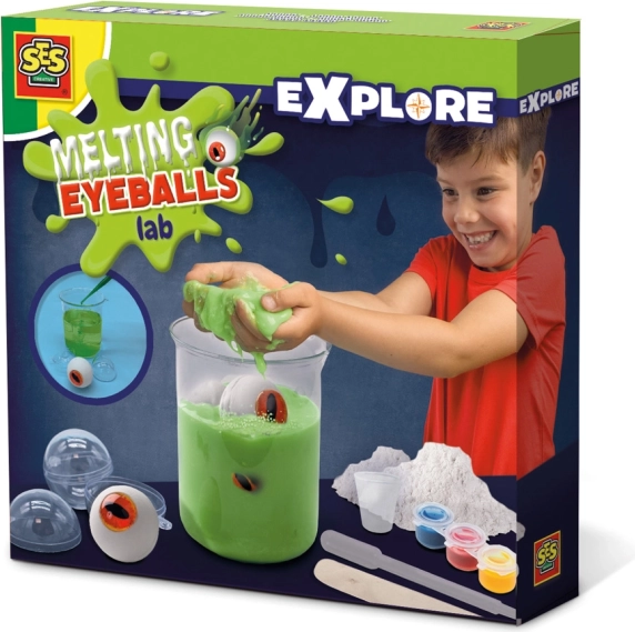 SES Creative laboratorium med glitrende øjenkugler – uddannelses STEM-sæt