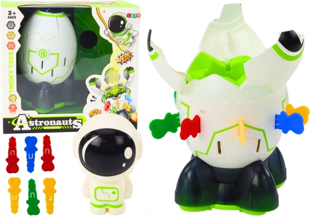 Skill Game Popping Astronaut with Rocket