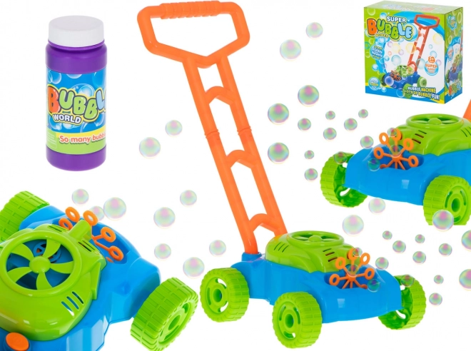 Generatore di bolle di sapone a forma di tosaerba