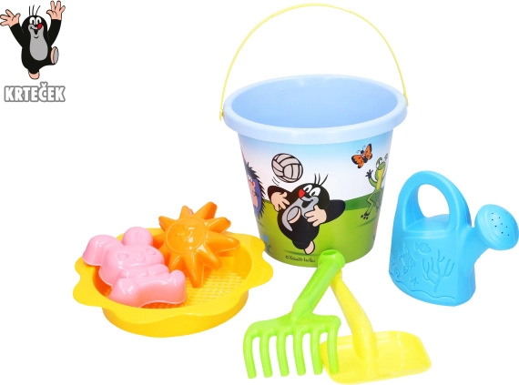 Sandspiel-Set Maulwurf groß 3,5 l blau