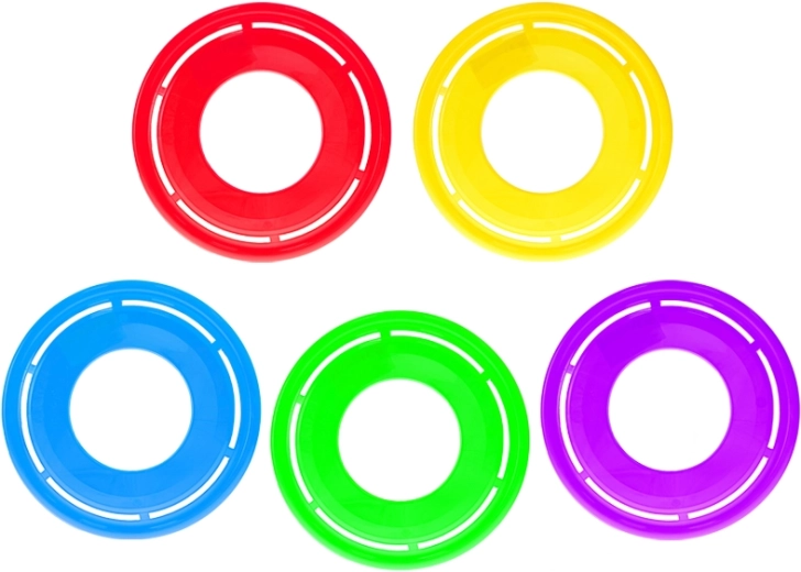 Flyvende ring 29 cm – holdbar kaste-skive i plastik til børn