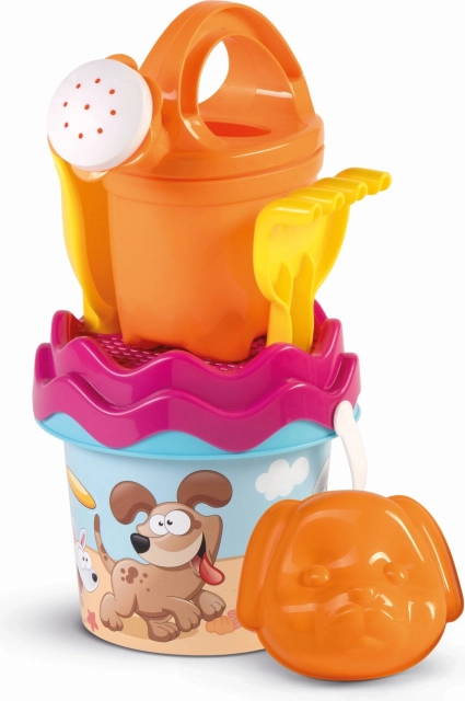 Komplet za pesek Igrivi kužek s kanglico