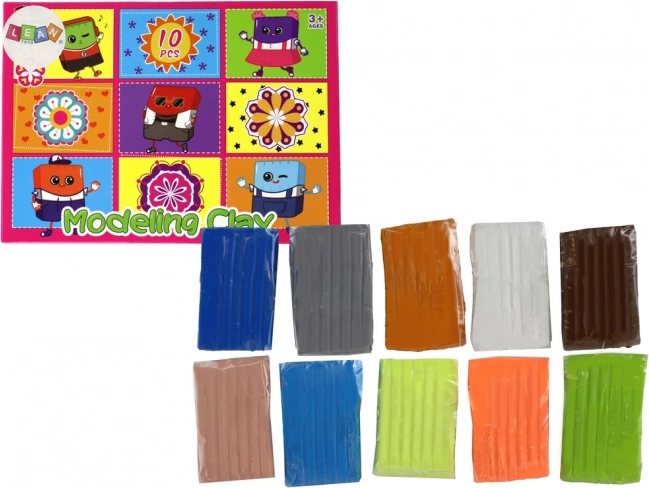 Art Set Plasticine Modeling Clay 10 Colors