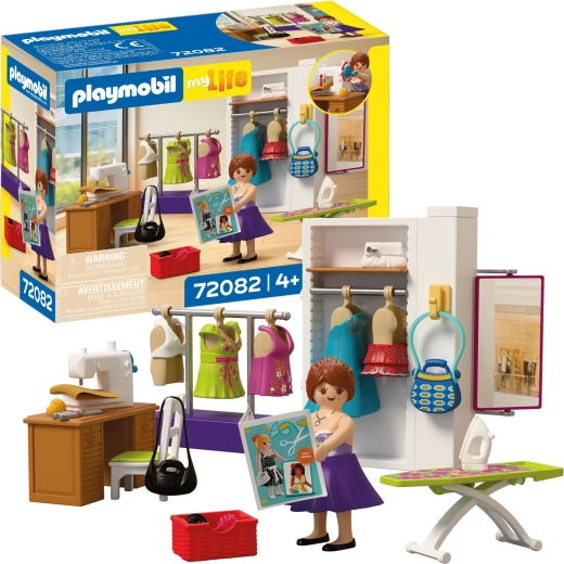 Playmobil Ma vie – créatrice de mode avec accessoires, 64 pièces