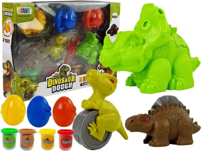 Play Dough Dino Egg Set 12 Pieces 4 Colors