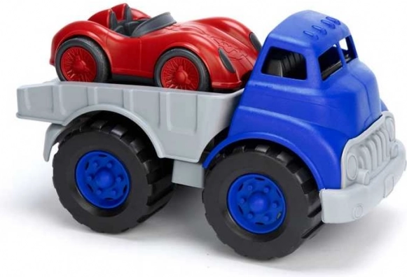Camion avec voiture de course Green Toys