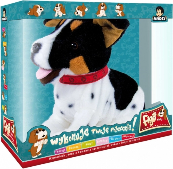 Figo mascotte interactive Jack Russell Terrier réagissant aux commandes