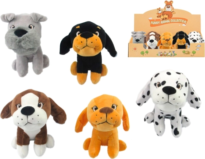 Chien en peluche 13 cm – doudou tout doux dès la naissance