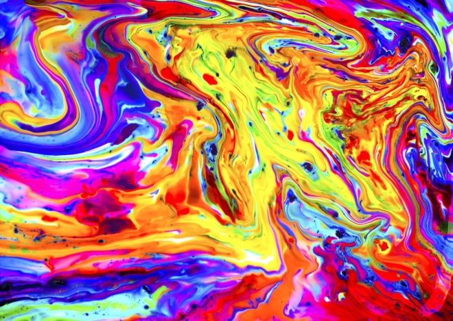 ENJOY puzzle Rainbow Marble 1000 pieces