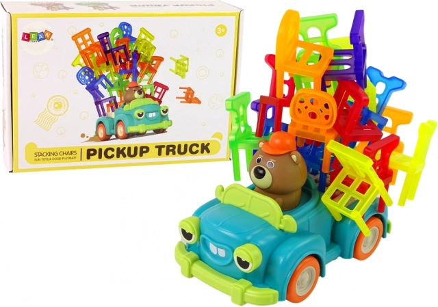 Dexterity game Falling Chairs with a moving car