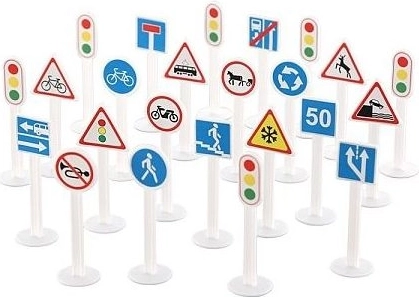 Children's Traffic Sign Set