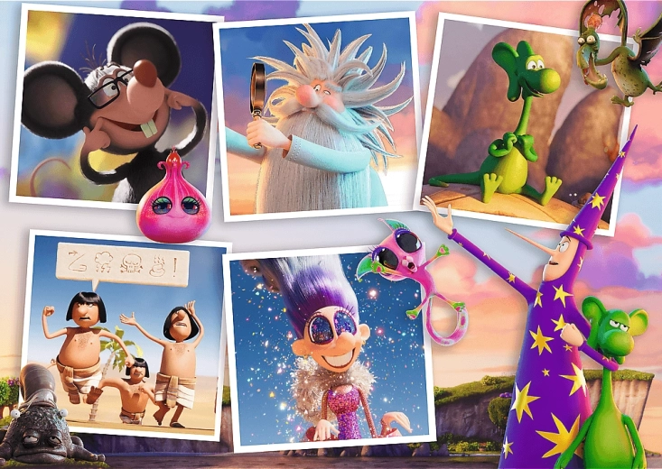 Sestavljanka 200 delov - Pustolovščine Zmaja Diplodoka