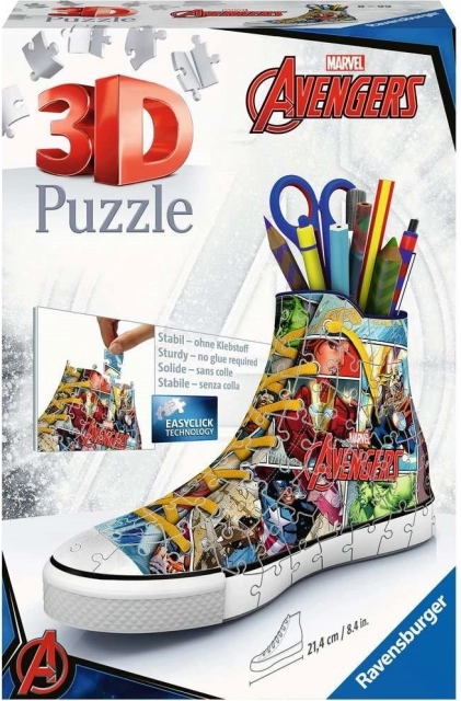 Puzzle 3D scarpa Avengers - 112 pezzi